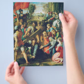 Raphael Spasimo Christ Valt Onder Kruis Kunst Flyer (Hand)