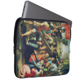 Raphael Spasimo Christ Valt Onder Kruis Kunst Laptop Sleeve (Voorkant Rechts)