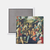 Raphael Spasimo Christ Valt Onder Kruis Kunst Magneet (Voorkant / Achterkant)