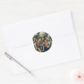 Raphael Spasimo Christ Valt Onder Kruis Kunst Ronde Sticker (Envelop)