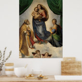 Raphael - The Sistine Madonna Poster (Keuken)