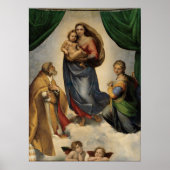 Raphael - The Sistine Madonna Poster (Voorkant)