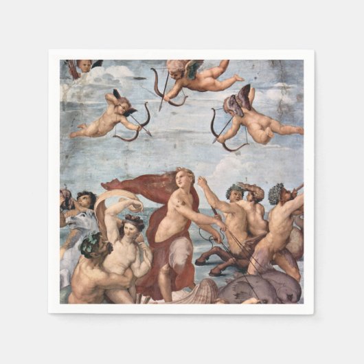 RAPHAEL - Triomf van Galatea 1512 Servetten (Voorkant)