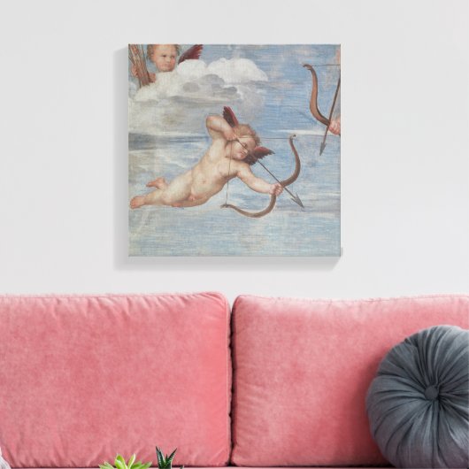 Raphael | Triomf van Galatea Canvas Afdruk (Insitu (Woonkamer))