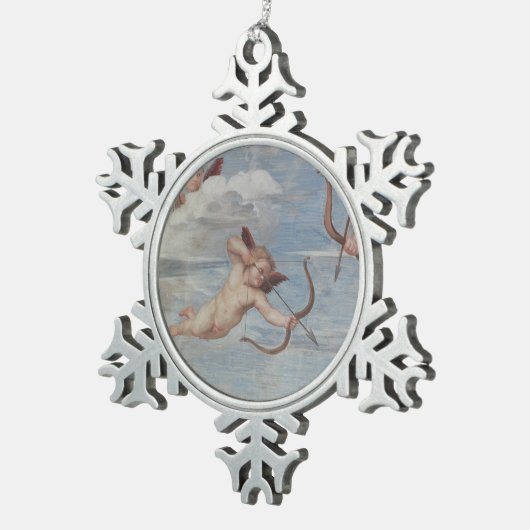 Raphael | Triomf van Galatea Tin Sneeuwvlok Ornament (Rechts)