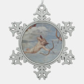 Raphael | Triomf van Galatea Tin Sneeuwvlok Ornament (Voorkant)