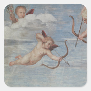 Raphael Triomf van Galatea Vierkante Sticker