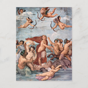 RAPHAEL -  Triumph of Galatea 1512 Briefkaart