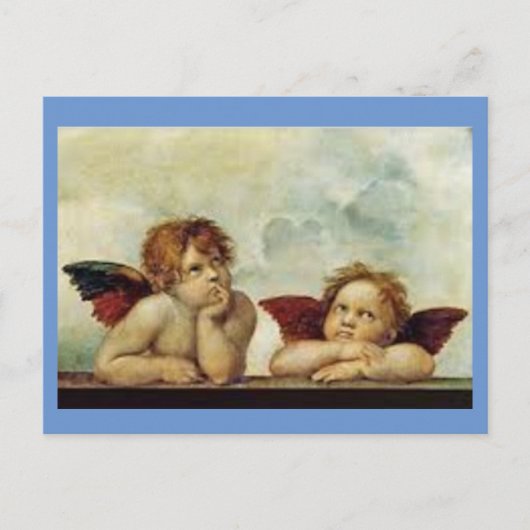 Raphael, twee Angels Painting, Briefkaart (Voorkant)