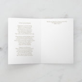 Raphael van heilige met gedicht en Heilige Schrift Kaart (Binnen)