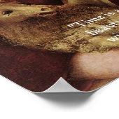 Raphael vrouw met Unicorn & Raphael Quote Poste Poster (Hoek)