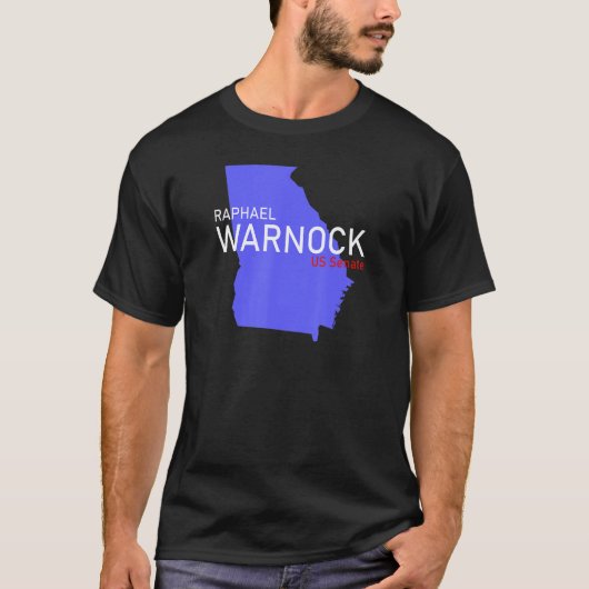 Raphael Warnock Georgia Senator US Senate Politica T-shirt (Voorkant)