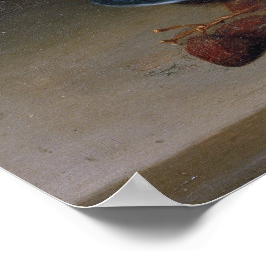 Raphaelle Peale stil leven met Cake Poster (Hoek)