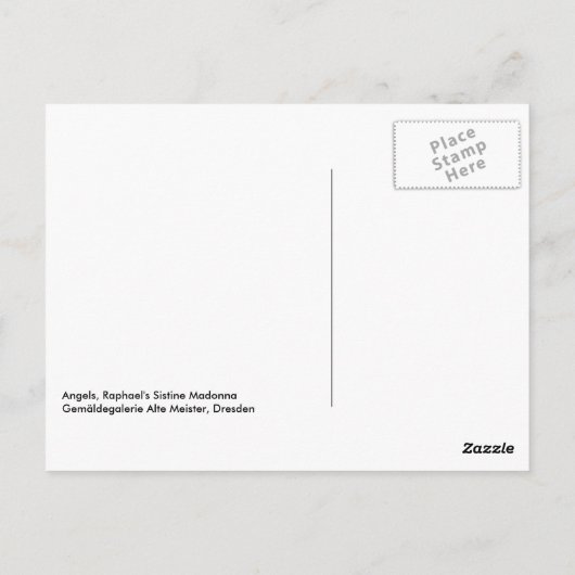 Raphaëls Angels Briefkaart (Achterkant)