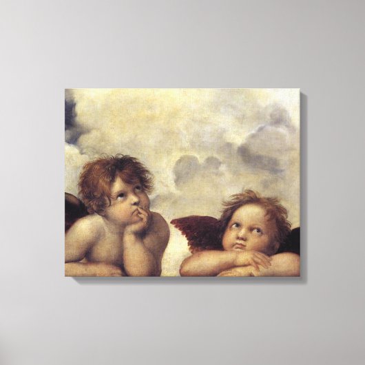 Raphaëls Angels Canvas Afdruk (Voorkant)