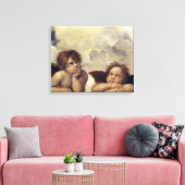 Raphaëls Angels Canvas Afdruk (Insitu (Woonkamer))