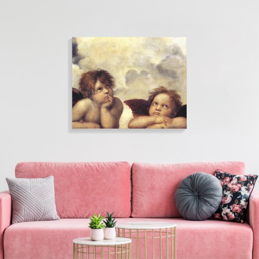 Raphaëls Angels Canvas Afdruk (Insitu (Woonkamer))