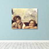Raphaëls Angels Canvas Afdruk (Insitu (Houten vloer))