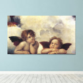 Raphaëls Angels Canvas Afdruk (Insitu (Houten vloer))