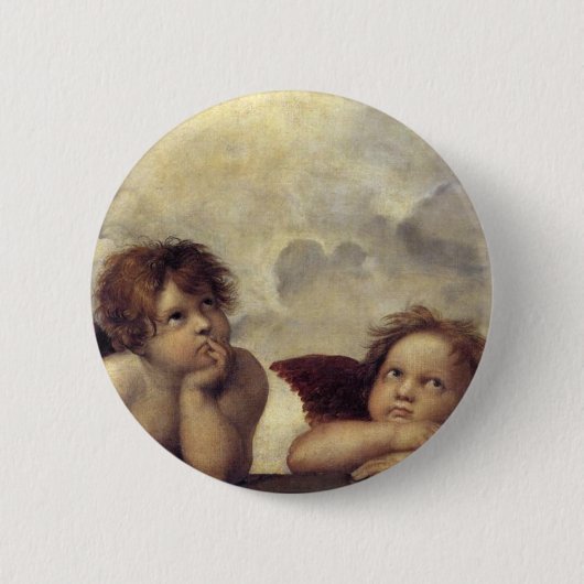 Raphaëls Angels Ronde Button 5,7 Cm (Voorkant)