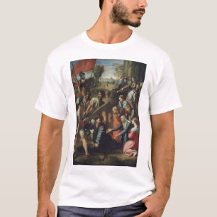 Raphael's Christus op weg naar Calvariatie T-shirt