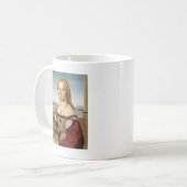 Raphaëls dame met een Mok van de Unicorn (Voorkant links)