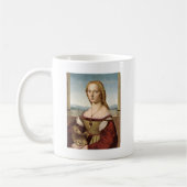 Raphaëls dame met een Mok van de Unicorn (Links)