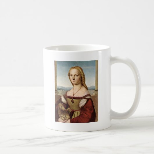 Raphaëls dame met een Mok van de Unicorn (Rechts)