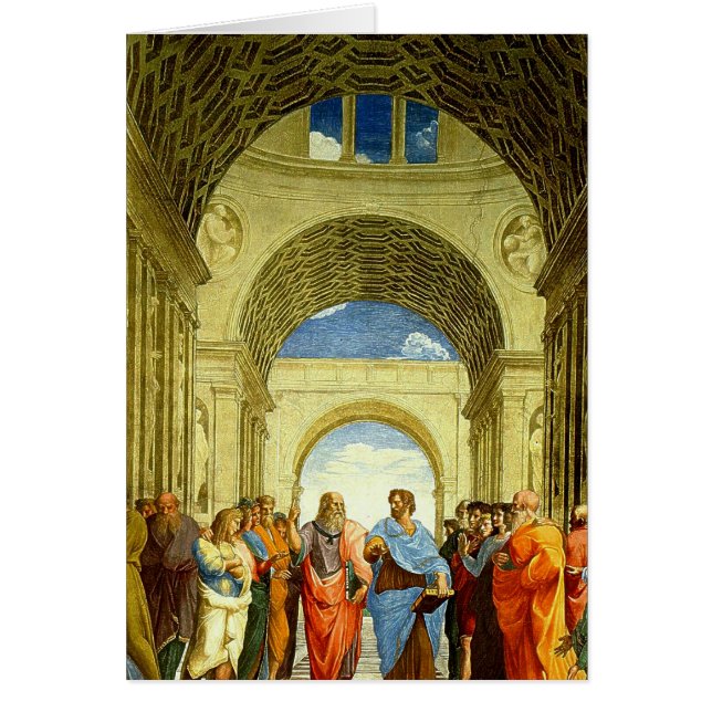 Raphaëls 'De School of Athene' Detail ongeveer 151 (Voorkant)