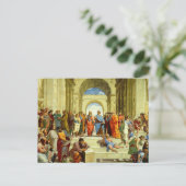 Raphaëls 'De School of Athene' Detail ongeveer 151 Briefkaart (Staand voorkant)