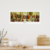 Raphaëls 'De School of Athene' Detail ongeveer 151 Poster (Keuken)