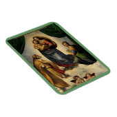 Raphaëls klassieke "Sistine Madonna" (circa 1513) Magneet (Rechterzijde)
