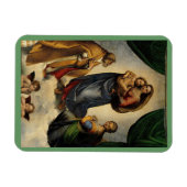 Raphaëls klassieke "Sistine Madonna" (circa 1513) Magneet (Horizontaal)