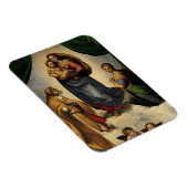Raphaëls klassieke "Sistine Madonna" (circa 1513) Magneet (Rechterzijde)