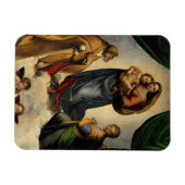Raphaëls klassieke "Sistine Madonna" (circa 1513) Magneet (Horizontaal)