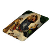 Raphaëls klassieke "Sistine Madonna" (circa 1513) Magneet (Linkerzijde)