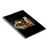 Raphaëls klassieke "Sistine Madonna" (circa 1513) Notitieboek (Rechterzijde)