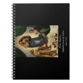 Raphaëls klassieke "Sistine Madonna" (circa 1513) Notitieboek (Voorkant)