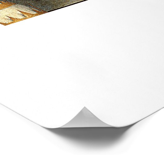 Raphaëls klassieke "Sistine Madonna" (circa 1513) Poster (Hoek)