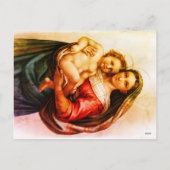 Raphael's Madonna Briefkaart (Achterkant)