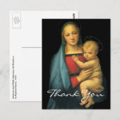 Raphaëls Madonna en kind Briefkaart (Voorkant / Achterkant)