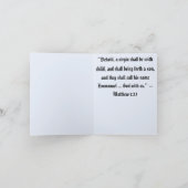 Raphael's Madonna Kerst Kaart (Binnen)