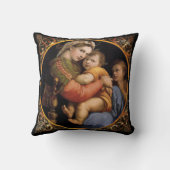 Raphaëls Madonna-Sierkussen Kussen (Achterkant)