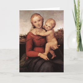 Raphael's mooie Madonna Feestdagen Kaart