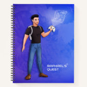 Raphael's Quest - Officieel Youtube-kanaal Notitieboek (Voorkant)