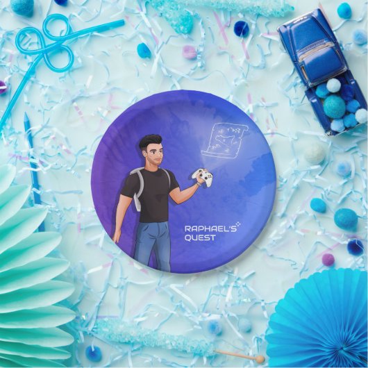 Raphael's Quest - Officieel Youtube-kanaal Papieren Bordje (Feest)