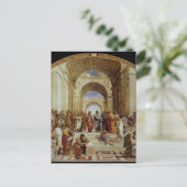 Raphaëls "School of Athens" (circa 1511) Briefkaart (Staand voorkant)