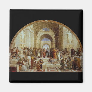 Raphaëls "School of Athens" (circa 1511) Magneet