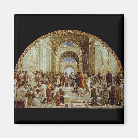 Raphaëls "School of Athens" (circa 1511) Magneet (Voorkant)