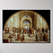 Raphaëls "School of Athens" (circa 1511) Poster (Voorkant)